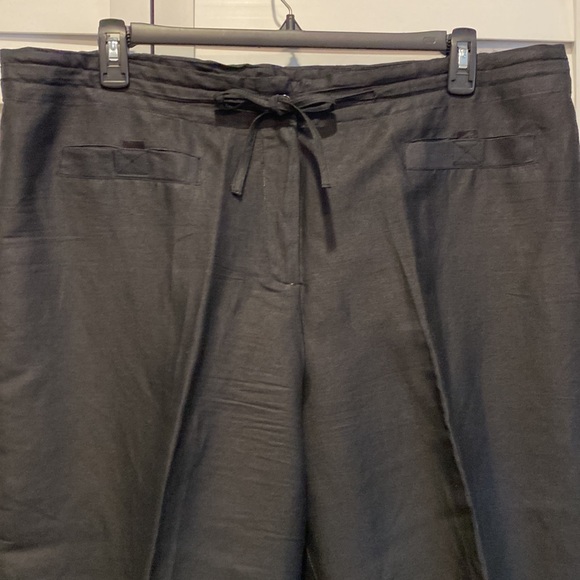 Linen wide leg pants - Picture 2 of 4